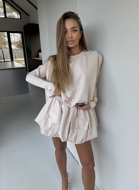 MONO PURE Women's Set in Light Beige