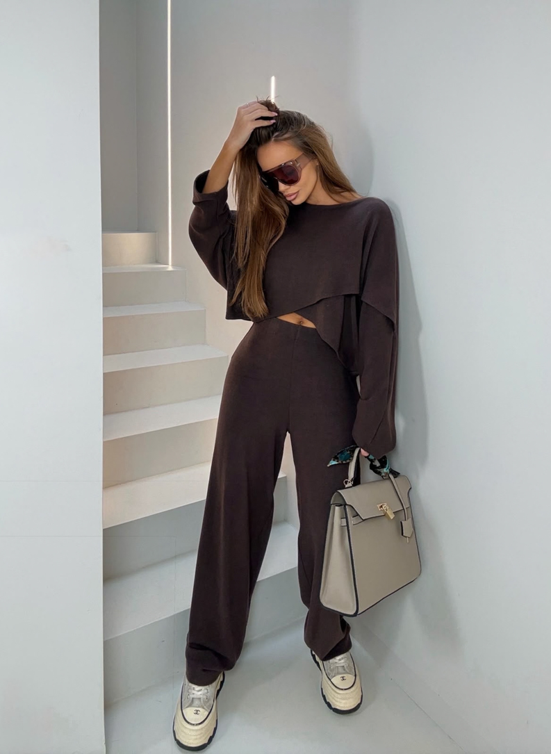 Women’s KENIA set, brown