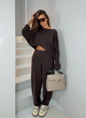Women’s KENIA set, brown