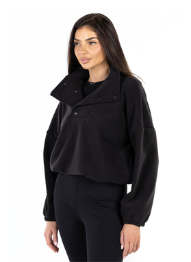 ASPEN Women's Black Fleece Sweatshirt