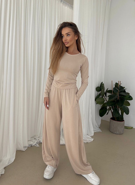BARI LONG Women's Set, Beige