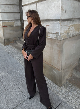 Women's WALERIA set in brown