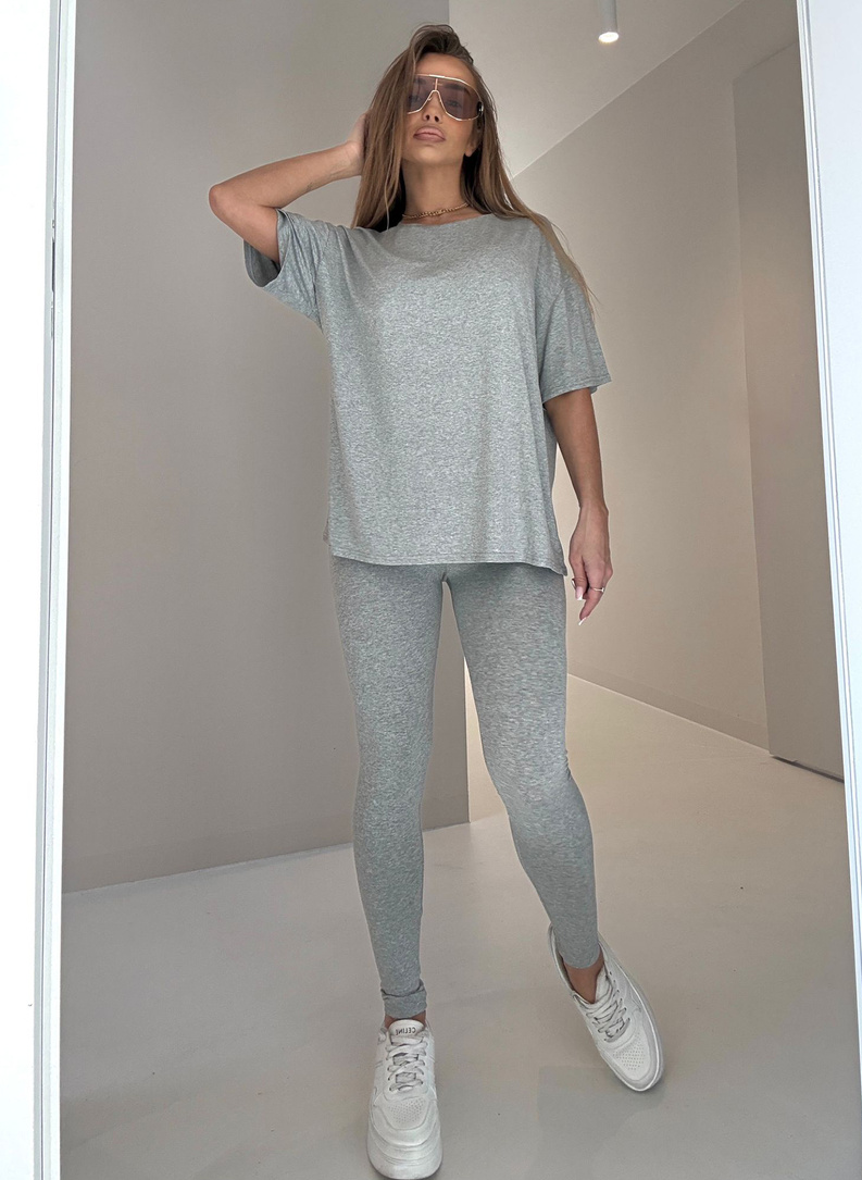 SARA DROP Women's Set, Light Gray