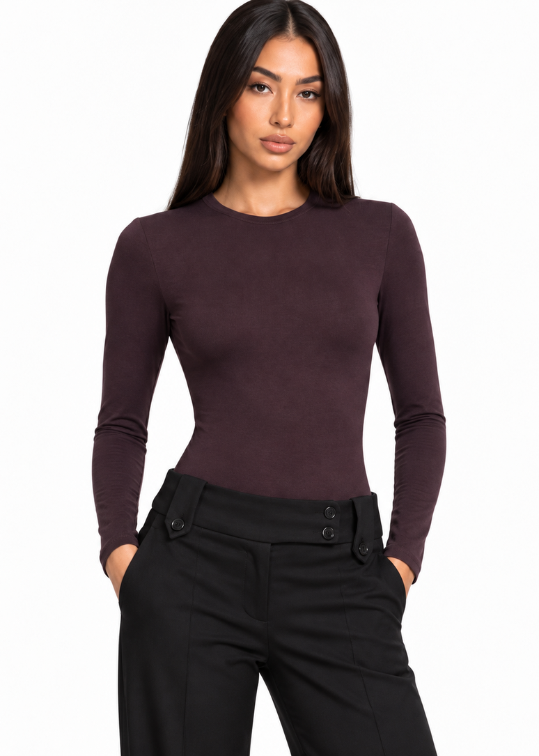 Women's SIENA bodysuit in brown