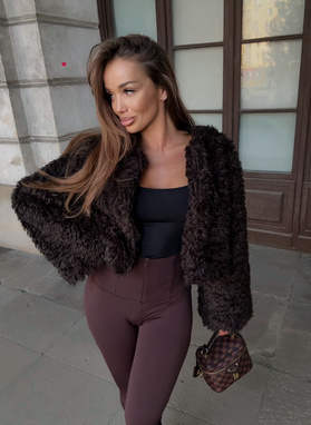Women's brown yoga leggings