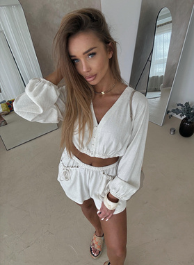 Light beige linen set, LIZBONA