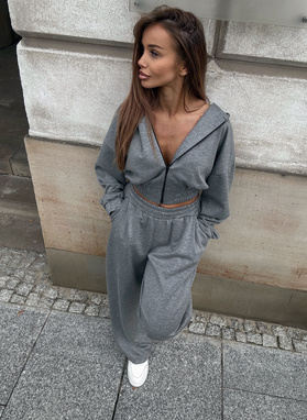 Women's tracksuit set ROMA gray