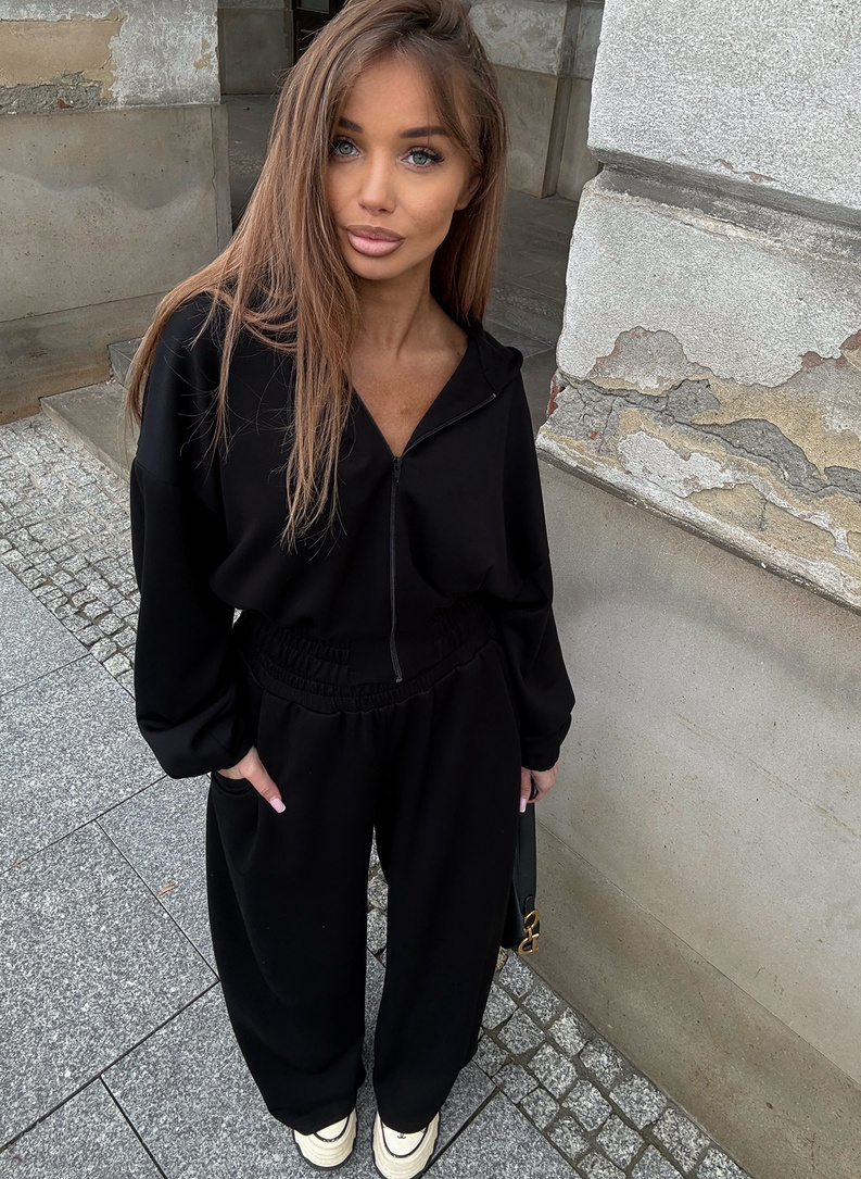 Women's tracksuit set ROMA black