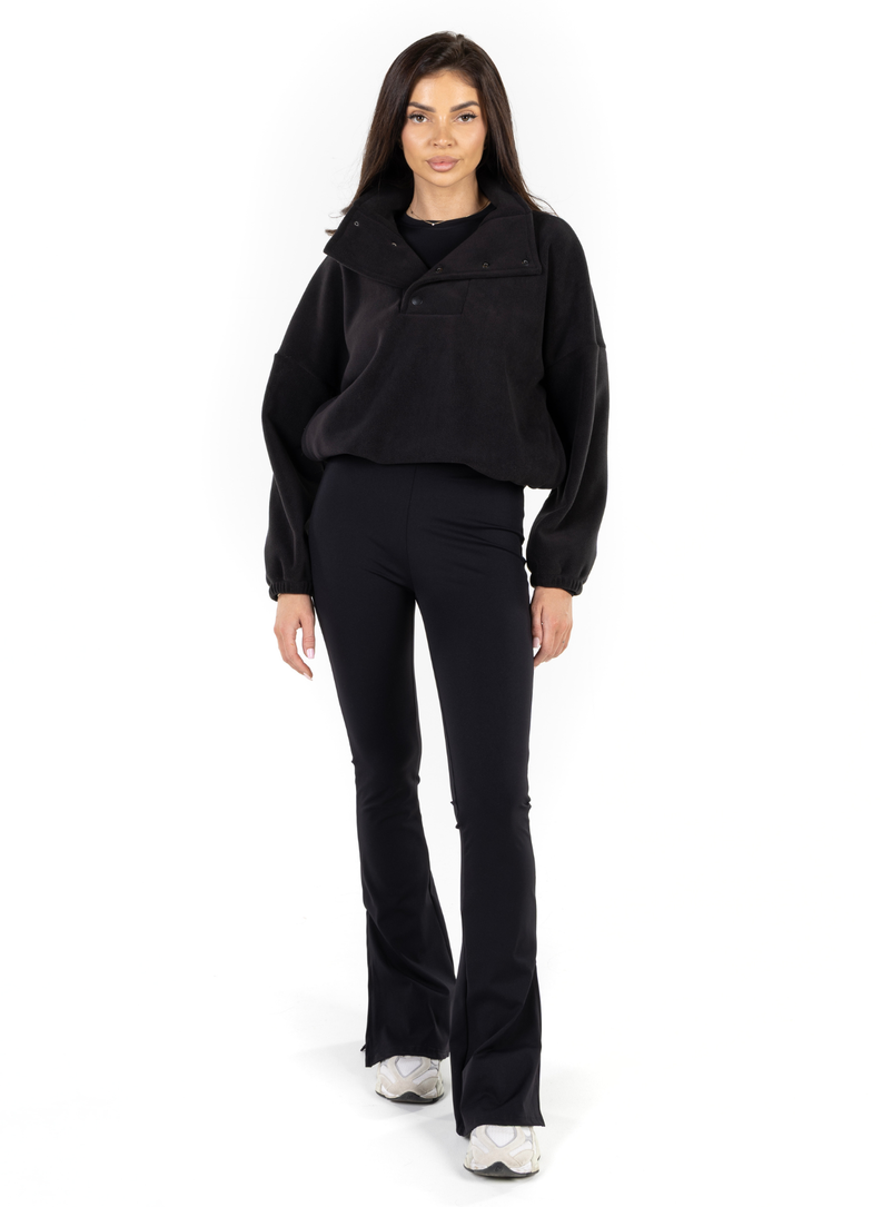 ASPEN Women's Black Fleece Sweatshirt