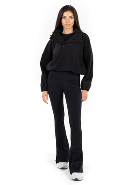 ASPEN Women's Black Fleece Sweatshirt