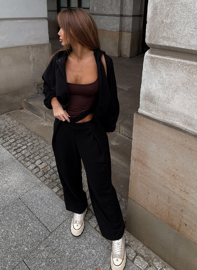 RIVA women's tracksuit set black