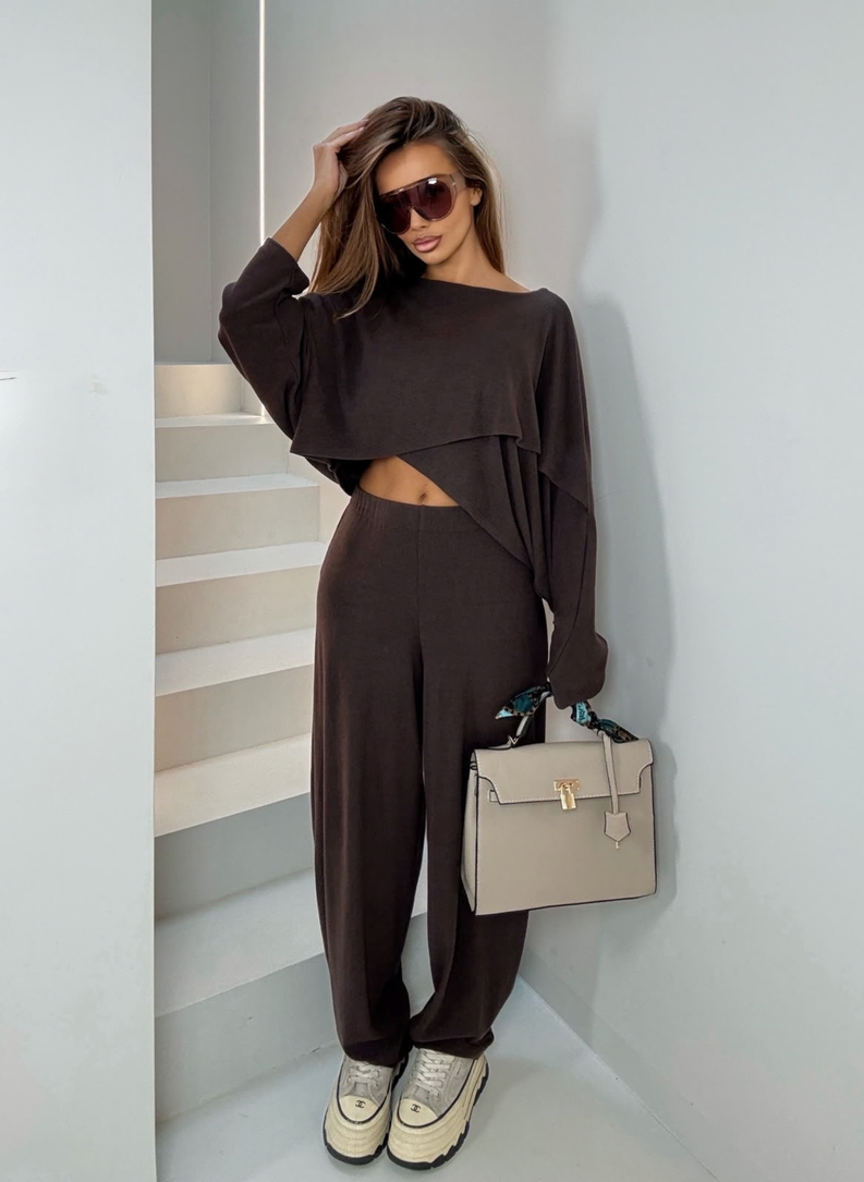 Women’s KENIA set, brown