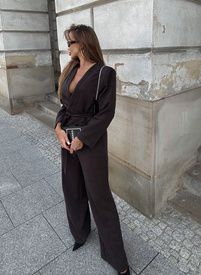 Women's WALERIA set in brown