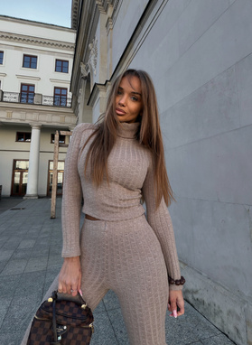 ICELAND sweater set, beige melange