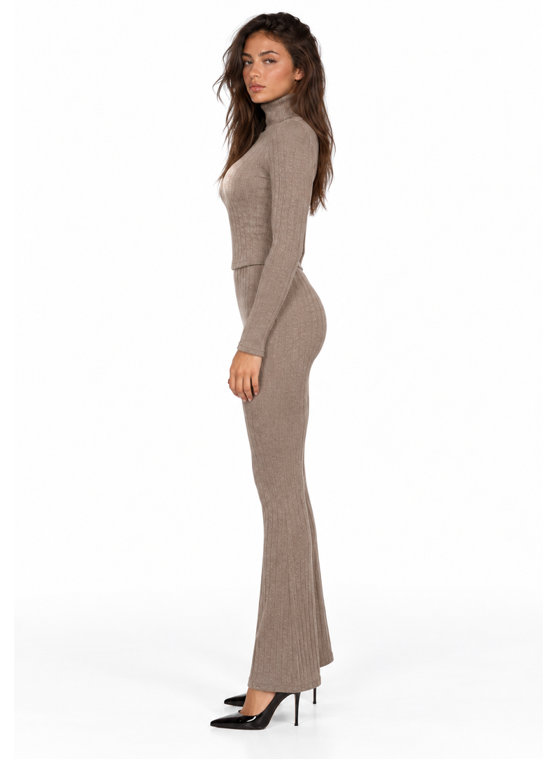 ICELAND sweater set, beige melange