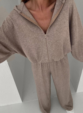 Mokka Solid Women's Set with Wool