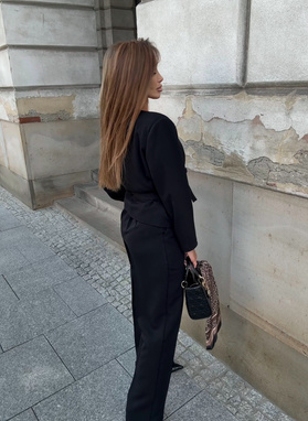 Women's WALERIA set in black