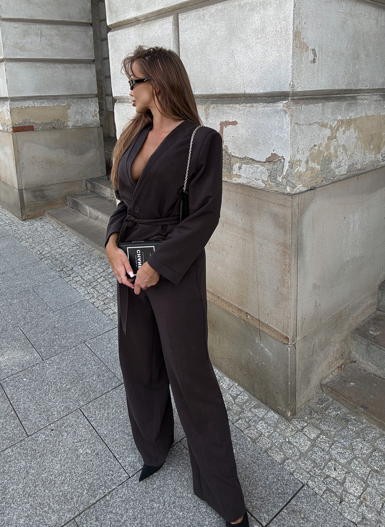 Women's WALERIA set in brown