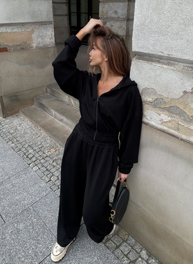 Women's tracksuit set ROMA black