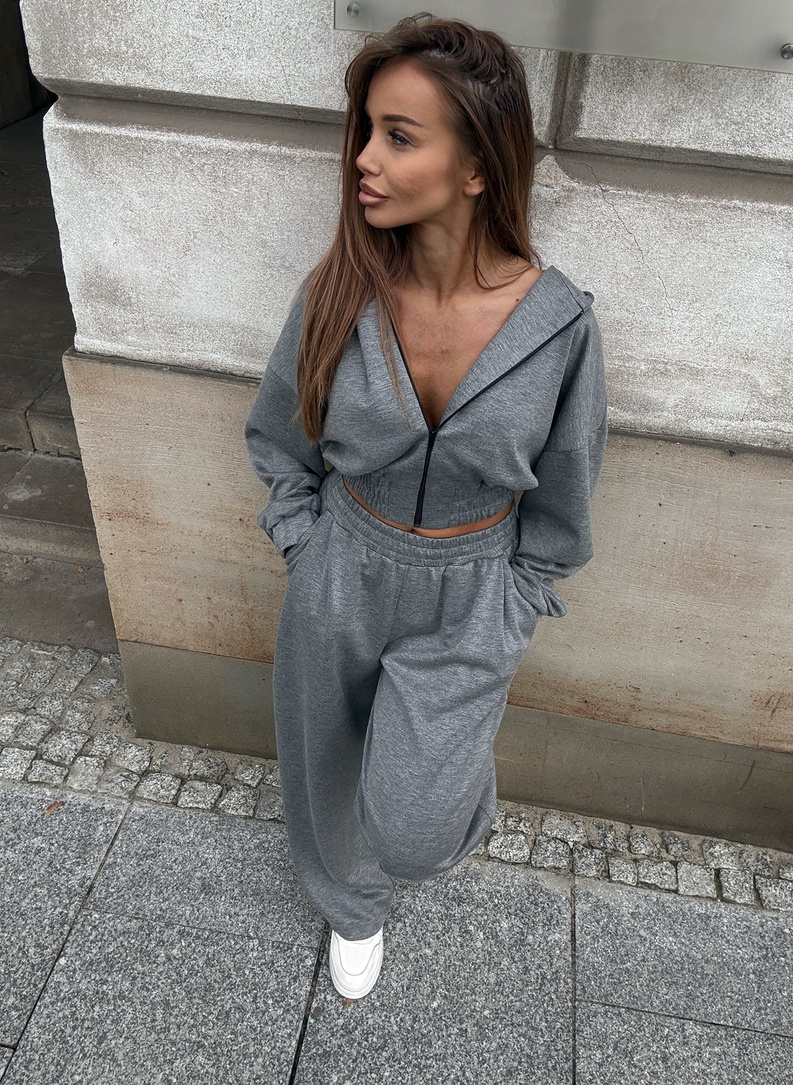 Women's tracksuit set ROMA gray