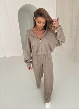 Mokka Solid Women's Set with Wool