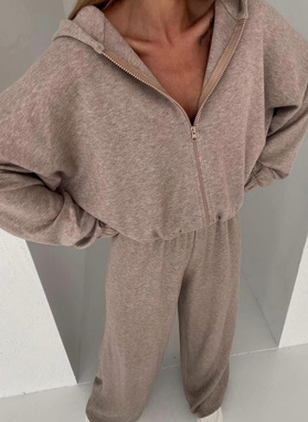 Mokka Solid Women's Set with Wool