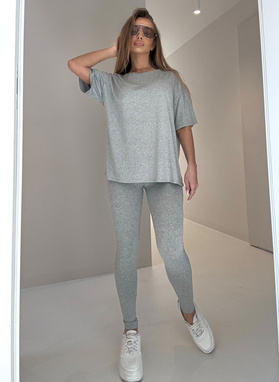 SARA DROP Women's Set, Light Gray